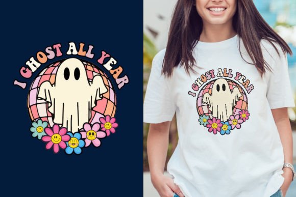 Download I Ghost Retro Halloween Svg Design - Retro Collection