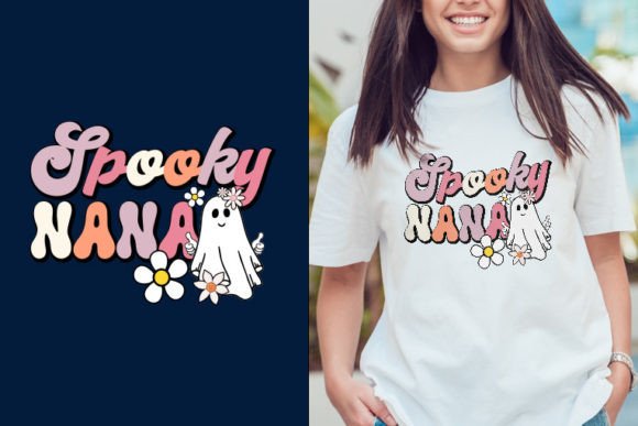 Download Spooky Nana Retro Halloween Svg Design - Retro Collection