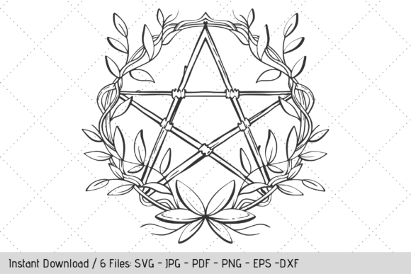 Download Pentacle SVG, Witchy Clipart - Pentacle Collection