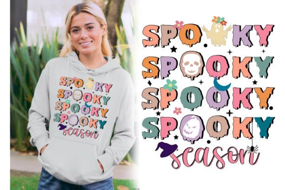Download Retro Spooky Season Halloween T-shirt - Retro Collection