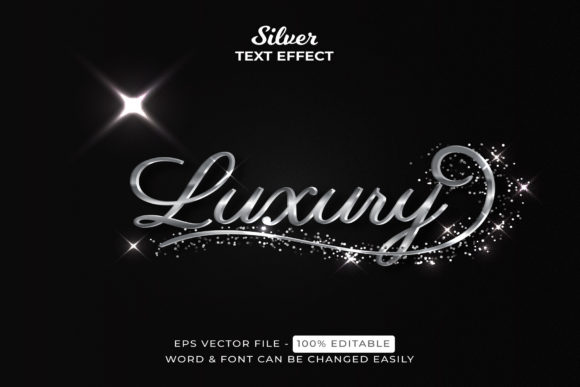 Download Silver Text Effect Luxury Style Theme - Theme Collection
