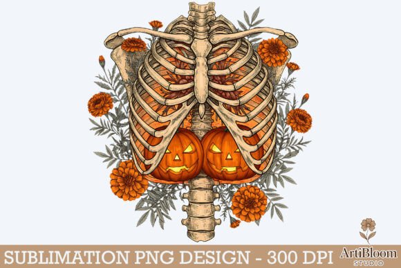 Download Skeleton Fall Vibes Spirit Halloween Png - Premium Bundle